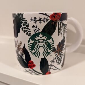 Starbucks Holiday Floral Mug
